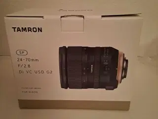 Tamron 24-70 mm objektiv til Nikon kamera