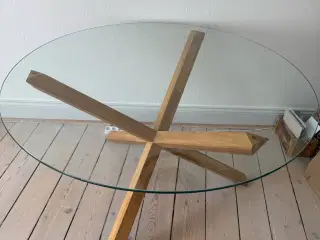  Rundt Spisebord glas
