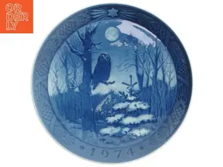 Royal Copenhagen Porcelænsjuleplatter (str. Ø 18 cm, 6 styk)