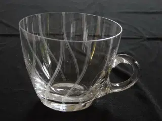 Gløgg kopper - slebet glas