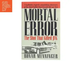 Mortal Error af Bonar Menninger (Bog)