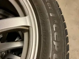 Vinterdæk på alufælge