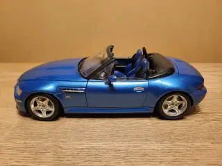 Modelbil, BMW M Roadster 1996, skala 1/18