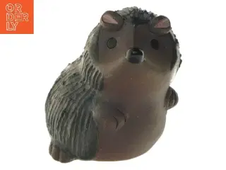 Dekorativ pindsvinfigur i keramik (str. 8 cm)