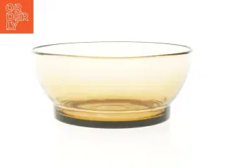 Røgfarvet Vintage Glas skål fra franske Duralex (str. Ø 19 cm)