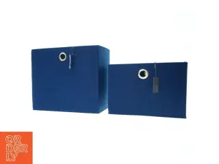 Stof kasser fra Hübsch (str. 40 x 24 og 35 x 20)