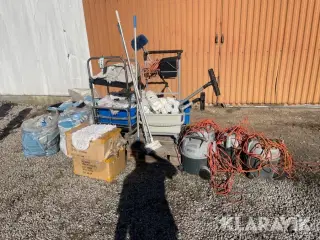 Blandet rengørings artikler