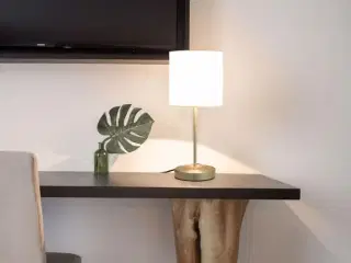 Bordlamper 2 stk. touch-knap E14 hvid