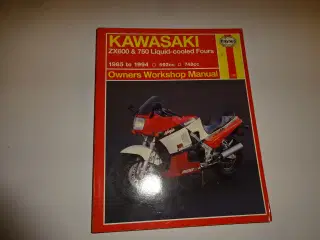 Haynes reparationshåndbog Kawasaki ZX 600 + 750