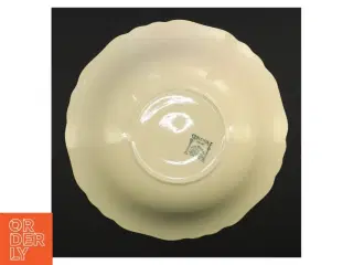 Engelsk Dekorativt fad skål i porcelæn med blomstermotiv (str. 25 x 7 cm)