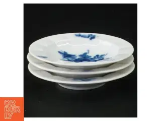 3 små blåblomst tallerkener fra Royal Copenhagen (str. 9 x 1 cm)