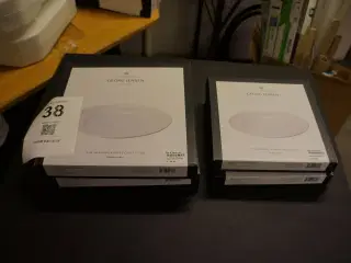 2 stk. Frokosttallerkener + 2 stk. Middagstallerkener GEORG JENSEN