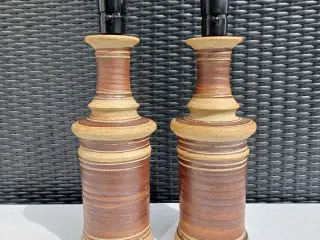 Tue Poulsen. Bordlamper af keramik. Stemplet - Tue