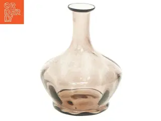 Vintage glasvase (str. 15 cm)