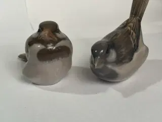 Royal Copenhagen gråspurve fugle.