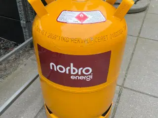 11 kg fuld gasflaske 