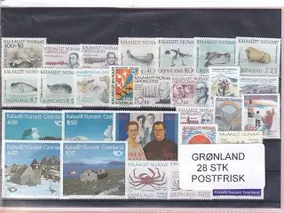Grønland - 28 STK. - Postfrisk