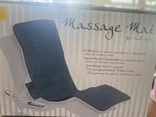 Massage Mat Full body sort med motor& håndbetjning