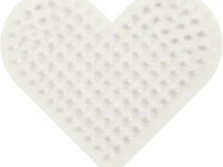 NABBI BioBeads Perleplade, lille hjerte, str. 7x8,5 cm, medium, 1 stk.