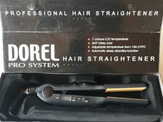 Glatte jern med temperatur regulering