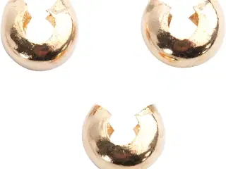 Forgyldte knudeskjulere til elastik, 5 mm, 50 stk.
