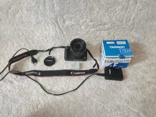 Canon EOS 500D – 15,1 MP + 18-200mm linse