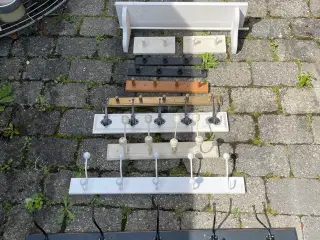 Knagerække gammel og nyer knage
