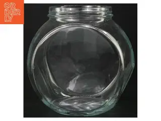Glas opbevaringskrukke (str. H 17 cm)
