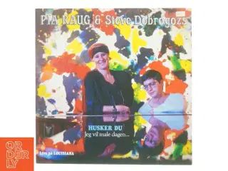 Pia Raug & Steve Dobrogosz - Live LP fra Exlibris Musik (str. 31 x 31 cm)