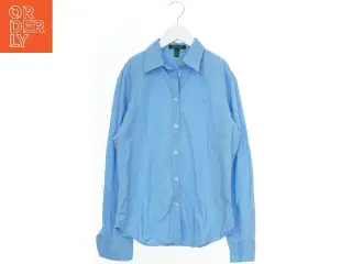 Langærmet blå skjorte fra Ralph Lauren (str. S)