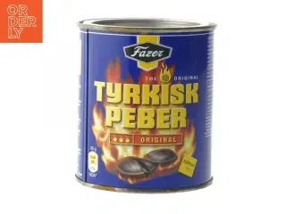 Tyrkisk Peber original fra Fazer (str. Ø 9 cm længde 11 cm)