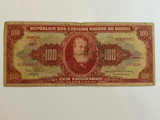 100 Cruzeiros Brazil