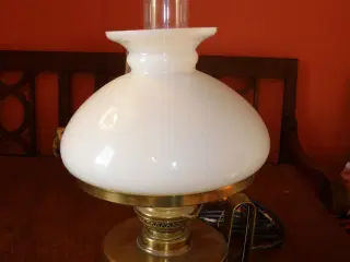 Lampe - el-petroleumslampe - Fin og original