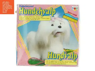 Vintage kabelstyret Hundehvalp fra Top Toy (str. 23 x 23 cm)