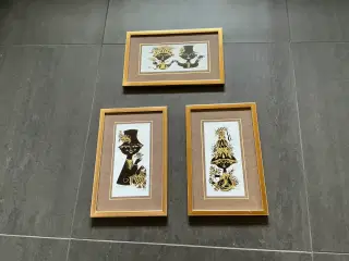 3 Bjørn Wiinblad billeder
