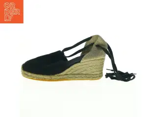 Espadrillos til damer med snørrebånd (str. 37)