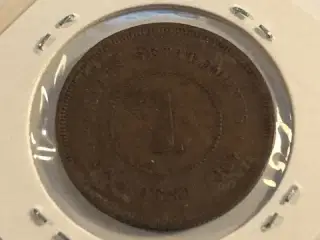 1 cent 1887 Straits Settlements