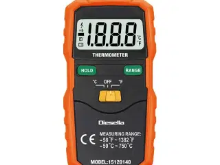Digital termometer K-type (-50°C-750°C)