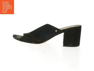 Kvinde sort sandaler med hæl (str. Længde, 25 cm)