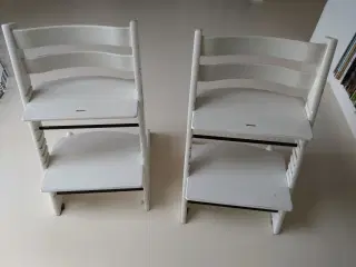 Tripp Trapp stole i hvid, 2 stk.