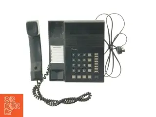 Sort fastnettelefon fra Comet (str. 22x20 cm)