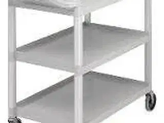 Kørebord grå m/3 hylder Cambro B1015 x D540 x H950 mm
