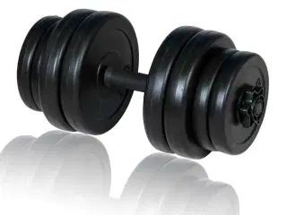 1 x håndvægte 15 kg.