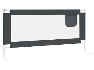 Sengehest 180x25 cm stof mørkegrå