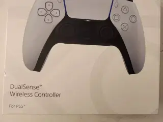 Original uåbnet PlayStation 5 controller i hvid 