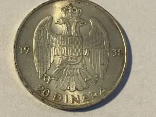 20 Dinara 1938 Yugoslavia