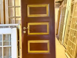 Smal fyldningsdør i empire-stil m. karm