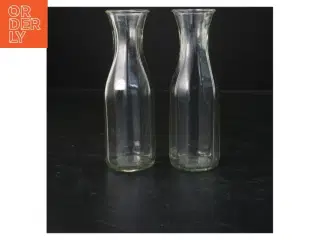 Glasflasker, sæt af 2 fra Druvan (str. 18,5 cm)