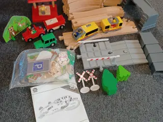 Togbane med to elektriske tog