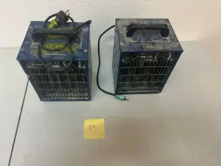 JGEL Varmeblæser og RAPORT Varmeblæser